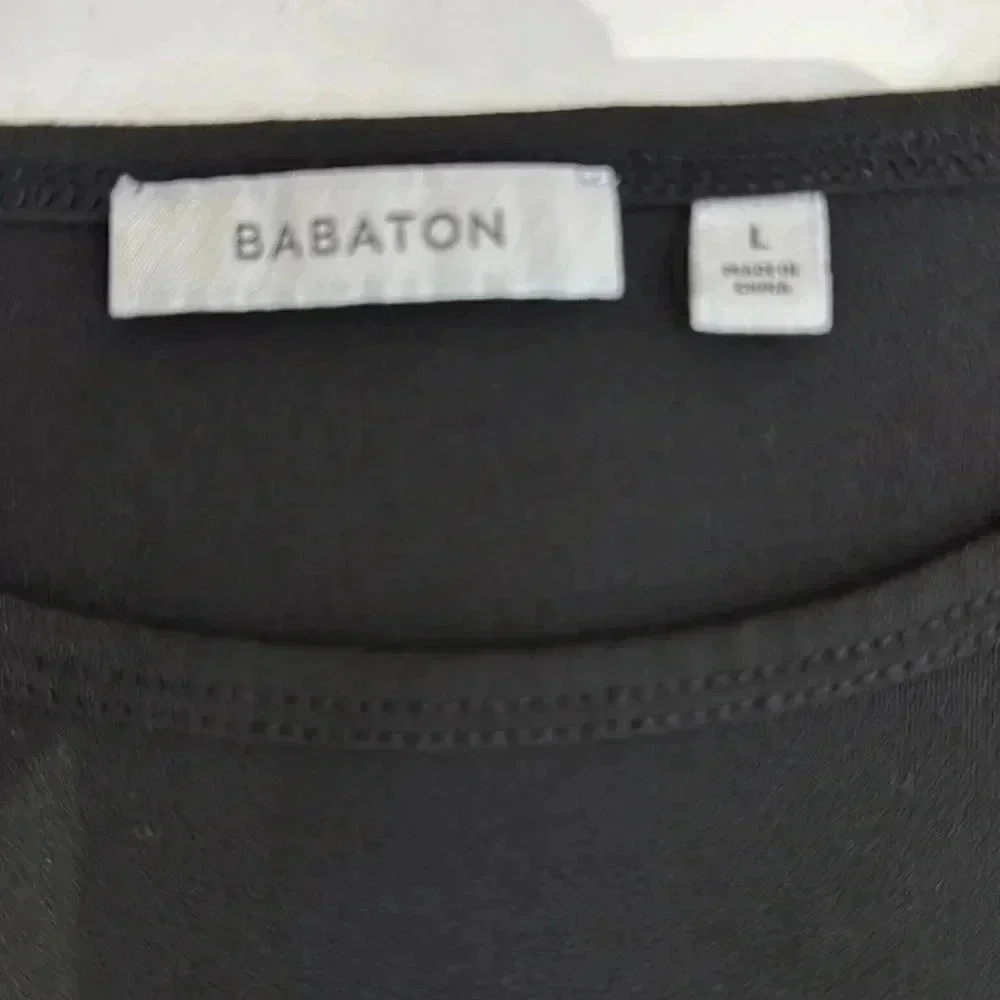 Aritzia Babaton Women's Black Dennen Shirt Size Large - Picture 4 of 6